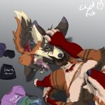 1:1 all_fours animal_genitalia anthro anthro_on_anthro anthro_penetrated anthro_penetrating anthro_penetrating_anthro armpit_hair balls beard body_hair bottomwear calico_fox canid canine canis chelfox chelfoxart choker claws clothes_on_floor clothing coyote cross_fox discarded_clothing duo erection facial_hair facial_piercing fellatio fox genital_piercing genitals grin hand_on_head jewelry knot looking_at_another looking_at_partner loving_gaze male male/male mammal necklace nipple_piercing nipples nose_piercing nose_ring nude oral pants paws penetration penile penis penis_piercing piercing pubes red_fox ring_piercing scrotum_piercing sex shaded sheath shirt signature skorvold smile top_pov topwear true_fox underwear