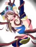  atelier_(series) atelier_totori blush breasts censored navel navel_insertion pussy surprised tentacle totooria_helmold vaginal 