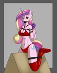  anthrofied ball_gag bdsm bondage boots bound breasts cutie_mark equine female friendship_is_magic gag hair horn horse kloudmutt latex mammal multi-colored_hair my_little_pony plain_background pony princess_cadance_(mlp) princess_cadence_(mlp) rope rubber solo winged_unicorn wings wooden_horse 