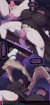 2026 anal anal_fisting anal_penetration balls biped black_clothing black_dress blush breasts calem_(pokemon) clothed clothing clothing_aside comic dialogue disembodied_hand dress english_text female female/female female_penetrated fisting generation_4_pokemon genitals group group_sex hex_maniac hi_res human humanoid male male/female male_penetrating mammal mismagius nintendo not_furry panties panties_aside penetration penile penile_penetration penis pokemon pokemon_(species) pokemorph purple_body schpicy sex speech_bubble spread_legs spreading text thick_thighs threesome underwear underwear_aside vaginal vaginal_fisting vaginal_penetration vulva