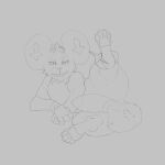 1:1 balls big_balls big_butt big_penis butt feral fur generation_4_pokemon genitals half-closed_eyes hi_res huge_balls huge_butt huge_penis male monochrome narrowed_eyes nintendo paws penis pokemon pokemon_(species) shinx simple_background smert444 smile smiling_at_viewer solo tail unfinished