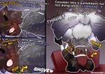 2026 2_tails :3 abdominal_bulge abdominal_bulge_deepthroat animal_genitalia animal_penis anthro arms_tied artist_name balls big_balls big_penis biped black_penis bodily_fluids bound broken_bone broken_heart brown_body brown_fur comic command crunch deep_penetration dialogue digital_media_(artwork) dipstick_tail dirty_talk duo eeveelution empty_eyes english_text erection excessive_genital_fluids excessive_precum explicitly_stated_nonconsent feline_genitalia feline_penis floating forced forced_oral fractured_bone fur generation_6_pokemon genital_fluids genitals hands_behind_back heart_symbol hoji_(hojiart) hojiart huge_balls huge_penis hybrid_genitalia hybrid_penis hyper hyper_balls hyper_genitalia hyper_penis knot knotted_feline_penis knotted_penis male male/male male_penetrated male_penetrating markings multi_tail nintendo nude oral oral_penetration orange_text outline pawpads penetration penile_spines penis penis_in_mouth penis_size_difference pokemon pokemon_(species) pop_(sound_effect) precum purple_heart purple_pawpads purple_penis purple_text rape red_(solarflarefan) refusing ribbons_(anatomy) ridiculous_fit semi-anthro sex shaking shivering smelly smelly_penis sylveon tail tail_markings text throbbing throbbing_penis thrusting tremble_lines vein veiny_penis white_body