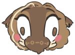 2026 alpha_channel anime_kubrick_stare anselme anthro big_eyes blush cursed_image ear_piercing elephantid embarrassed emoji female fisheye_lens flushed hi_res huge_eyes humor janevieve_(anselme) looking_at_viewer mammal mammoth meme piercing prehistoric_species proboscidean proboscis_(anatomy) solo trunk_(anatomy) tusks