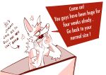 2023 absurd_res annoyed anthro canid canine clothed clothed_anthro clothed_male clothing construction_equipment construction_vehicle dialogue dudenahuel english_text fully_clothed fully_clothed_anthro fully_clothed_male hi_res looking_up looking_up_at_another male mammal maned_wolf nahuel_(dudenahuel) sharp_teeth shirt size_difference smaller_male solo speech_box t-shirt teeth text topwear yelling