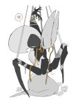 2026 anthro arms_tied arthropod bdsm biped black_body black_eyes blush blush_lines bodily_fluids bound digital_drawing_(artwork) digital_media_(artwork) dominant dominant_female dominant_humanoid dripping duo empty_eyes english_description english_text female female/female female_anthro female_humanoid flower forced_spreading_legs genital_fluids hands_behind_head heart_symbol hi_res holding_melee_weapon holding_object holding_partner holding_sword holding_weapon hollow_knight:_silksong hollow_knight_(franchise) hornet_(hollow_knight) humanoid improvised_sex_toy justdog kneeling lace_(hollow_knight:_silksong) leash legs_tied looking_at_another looking_at_partner melee_weapon mouthless narrowed_eyes nibbling one_eye_closed onomatopoeia plant raised_hands rose_(flower) sex sex_toy simple_background sound_effects speech_bubble submissive submissive_anthro submissive_female suspension sweat sweatdrop sword team_cherry text toying_partner vaginal_fluid_drip vaginal_fluids weapon weapon_play white_background white_body white_eyes white_rose