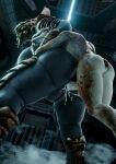 3d_(artwork) absurd_res alien anal anal_penetration anthro anthro_penetrating_female arm_around_partner arm_quills armor big_breasts bodily_fluids bodyguard_position breasts butt colored cum cum_drip cum_from_ass cum_in_ass cum_inside darkflash23 digital_media_(artwork) dripping duo face_covered female female_penetrated fog from_behind_position genital_fluids genitals grey_body halo_(series) headgear helmet hi_res ibie'shan interspecies kig-yar larger_female larger_penetrated leaking_anus leaking_cum low-angle_view male male/female male_anthro male_penetrating male_penetrating_female microsoft mostly_nude non-mammal_breasts nude penetration penile penile_penetration penis_in_ass pupils quill_hair sangheili scales scalie sex short_tail size_difference slit_pupils smaller_anthro smaller_male standing standing_sex tail tan_body tan_scales vulva xbox_game_studios yellow_eyes