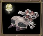 6:5 alternative_fashion anthro bat big_breasts bone breasts female fur goth hi_res huge_breasts hyper hyper_breasts mammal nipple_slip nipples red_body red_fur skull solo wasabiiitornado