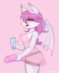 2d_animation animated anthro bat bat_wings bedroom_eyes big_breasts breasts chuckling clothing colored dildo dominant dominant_female dominatrix ear_piercing ear_ring female frame_by_frame fur hair hi_res kyogummi laugh licking licking_lips lingerie looking_at_viewer lube lube_bottle lube_drip lube_on_dildo lube_on_sex_toy mammal membrane_(anatomy) membranous_wings multicolored_body multicolored_fur narrowed_eyes nipples piercing pink_dildo pink_hair pink_nipples purple_body purple_fur purple_hair red_eyes ring_piercing seductive sex_toy sharp_teeth smile smirk solo standing strapon stroking_dildo teeth throwing_object tongue tongue_out translucent translucent_clothing turning_around two_tone_body two_tone_fur wings
