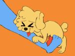 4:3 animal_genitalia animal_penis animated anthro anthro_on_feral bestiality blue_body blue_fur bouncy canid canine canine_genitalia canine_penis canis digital_media_(artwork) domestic_dog duo eyes_closed feral fluffy fluffy_tail frame_by_frame fur genitals hi_res leg_hug leg_humping looking_pleasured male male/male mammal penis sketch squidball tail tongue tongue_out wolf yellow_body