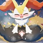 1:1 2026 absurd_res after_sex after_vaginal anthro arm_tuft biped black_body black_fur blush bodily_fluids braixen breath cel_shading censor_bar censored censored_genitalia censored_vulva cheek_tuft chest_tuft clitoral_hood cum cum_from_vagina cum_in_vagina cum_inside cute_fangs digital_drawing_(artwork) digital_media_(artwork) digitigrade eyes_closed facial_tuft fangs female female_anthro front_view fur fur_tuft generation_6_pokemon genital_fluids genitals hearts_around_body hi_res inner_ear_fluff inviting leaking_cum lucky777 multicolored_body multicolored_fur nintendo object_in_tail open_mouth open_smile orange_body orange_fur pokemon pokemon_(species) presenting presenting_cum_inside presenting_vulva saliva shaded shaking shoulder_tuft sitting slim slim_anthro slim_female smile solo spread_legs spread_vulva spreading stick stick_in_tail sweat tail tears teeth tremble_lines trembling tuft urethra vulva white_body white_fur yellow_body yellow_fur