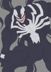 abs absurd_res alien alien_humanoid big_muscles black_body emblem empty_eyes flat_colors hi_res humanoid male marvel marvel_rivals muscular not_furry sharp_teeth solo symbiote teeth tendrils trujillos99 venom_(marvel)