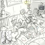 1:1 2024 ailurid anal anal_penetration anthro anthro_on_anthro anthro_penetrated anthro_penetrating anthro_penetrating_anthro bodily_fluids chips_(food) cum cum_in_ass cum_in_vagina cum_inside devyn_(useable_user) digital_media_(artwork) drawpile_(artwork) female food genital_fluids group hi_res male male/female mammal mustelid musteline nick_(nickalius) nickalius penetration potato_chips red_panda rojo_(useable_user) sex size_difference smaller_male tagme trio true_musteline twister vaginal vaginal_penetration weasel
