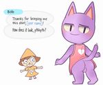  animal_crossing animated anus balls cat feline human male pkaocko presenting solo 