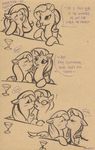  blush comic couple dialog dialogue drunk equine female fluttershy_(mlp) friendship_is_magic horn horse kissing laughter lesbian mammal mimblex my_little_pony pegasus pony rarity_(mlp) text unicorn wings 