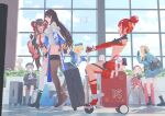  absurdres aircraft airport alva_(girls'_frontline_2) alva_(wisteria_tidings)_(girls'_frontline_2) an-94_(girls'_frontline) beret black_boots black_thighhighs blonde_hair blue_eyes blue_jacket blue_shirt boots brown_hair brown_jacket cheyanne_(girls'_frontline_2) cloud commentary_request cz75_(girls'_frontline) daiyan_(girls'_frontline_2) day double_bun dress faye_(flurry_crimson)_(girls'_frontline_2) faye_(girls'_frontline_2) girls'_frontline girls'_frontline_2:_exilium glasses hair_bun hat high_heels highres indoors jacket jiangyu_(girls'_frontline_2) jiangyu_(raindrop_cleaving_blades)_(girls'_frontline_2) kana_kana_(qq1414933589) long_hair m200_(girls'_frontline) mp5_(girls'_frontline) multiple_girls papasha_(girls'_frontline_2) peri_(girls'_frontline_2) plant pleated_skirt potted_plant ppsh-41_(girls'_frontline) red_hair red_skirt shirt short_hair skirt sky suitcase suomi_(girls'_frontline) suomi_(girls'_frontline_2) thighhighs type_95_(girls'_frontline) type_95_(narcissus)_(girls'_frontline) type_97_(girls'_frontline) vector_(girls'_frontline) vector_(girls'_frontline_2) vector_(vivi_sometimes_hides_her_molotovs)_(girls'_frontline_2) white_dress white_hair white_shirt white_thighhighs 