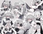  1boy 1girl apron bar_censor bdsm bell belt_collar black_bow black_collar black_dress black_pants black_thighhighs black_vest blindfold blush bound bow breast_cutouts butler censored clothes_in_mouth collar collared_shirt commentary_request cowgirl_position crossdressing crossdressing_(ftm) crossdressing_(mtf) detached_sleeves dildo dildo_gag doggystyle dokomilk dress dress_in_mouth female_butler femdom frilled_apron frilled_panties frilled_sleeves frills gag grabbing_another's_tongue grey_background grey_eyes grey_skirt grey_thighhighs hair_bow heart hetero highres jingle_bell latex latex_thighhighs long_hair long_sleeves looking_at_another looking_at_viewer maid maid_apron maid_headdress male_focus male_maid male_penetrated miniskirt motion_lines mouth_hold multiple_views navel neck_bell nipple_clamps nipple_stimulation nipple_stimulation_(female_on_male) nipple_tweak nose_blush open_mouth original panties pants pegging penis penis_bow pleated_skirt puffy_sleeves sex sex_from_behind sex_toy shirt simple_background skirt sound_effects stomach straddling strap-on striped_clothes striped_thighhighs sweat teeth textless_version thighhighs tongue tongue_out trap twintails underwear upper_teeth_only vest vibrator vibrator_on_nipple waist_apron white_panties white_shirt 