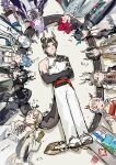 1other 3boys 6+girls absurdly_long_tail absurdres ambiguous_gender animal_ears arknights arm_tattoo black_coat black_hair black_jacket blonde_hair blue_hair brown_hair chinese_clothes chinese_commentary chongyue_(arknights) closed_eyes coat colored_skin commentary_request doctor_(arknights) dragon_boy dragon_girl dragon_horns dragon_tail dress dusk_(arknights) eastern_dragon_horns eastern_dragon_tail gloves hair_over_one_eye highres hood hood_up hooded_coat hooded_jacket horns jacket ji_(arknights) jie_(arknights) jun_(arknights) kimi_no_koto_ga_dai_dai_dai_dai_daisuki_na_100-nin_no_kanojo ling_(arknights) long_hair lying multicolored_hair multiple_boys multiple_girls necktie nian_(arknights) on_back open_clothes pants pointy_ears purple_hair red_hair shirt short_hair shu_(arknights) siblings sisters sleeping sleeveless smile strapless streaked_hair surrounded tail tattoo tube_top very_long_tail wang_(arknights) white_dress white_hair white_shirt wttao_(wttao0213) yi_(arknights) yu_(arknights) 