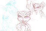  alex_(madagascar) cat cheetah cum dreamworks feline female gia_(madagascar) gia_the_jaguar jaguar lion madagascar male mammal marty_the_zebra masturbation penis sketch sucking 