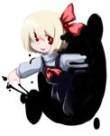  kugelschreiber red_eyes rumia short_hair simple_background smile solo touhou white_background 