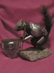  amazing ambiguous_gender armor canine feral helmet knight mammal metal photo real rock rodent shield squirrel sword unknown_artist weapon 