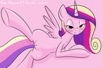  equine female my_little_pony on_side pink princess_cadence_(mlp) pussy 
