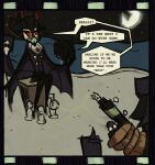  beach dark decapitation ghoul highres monster night toon_(style) vampire zombie 