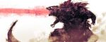 atomic_breath breath_weapon energy_beam glowing glowing_eyes godzilla godzilla_(series) kaiju monster monster_focus mouth_beam painting_(medium) shokan772000 traditional_media 