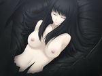  1girl amputee black_hair breasts female game_cg innocent_grey kara_no_shoujo long_hair nipples quadruple_amputee rokushiki_misa solo sugina_miki topless 