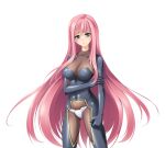  1girl blue_eyes blush bodysuit breasts cleavage divine_heart_makina divine_heart_makina_(character) game_asset kagemusya kurusu_makina_(divine_heart_makina) large_breasts large_variant_set long_hair looking_at_viewer magical_girl no_armor non-web_source official_art pink_hair self-datamine simple_background skin_tight solo tachi-e tattoo tears transparent_background variant_set very_long_hair 