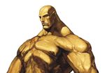  bald capcom eyepatch highres male_focus muscle nona official_art sagat scar shirtless solo street_fighter svc_chaos upper_body 