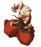  blonde_hair crazy_eyes fatal_fury foreshortening geese_howard hakama highres japanese_clothes male_focus muscle nona official_art red_hakama snk solo svc_chaos the_king_of_fighters 