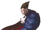  capcom cape demitri_maximoff highres male_focus muscle nona official_art red_eyes solo svc_chaos vampire vampire_(game) 