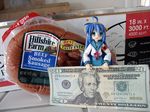  cosplay dollar_bill figma figure food hirano_aya izumi_konata kita_high_school_uniform lucky_star mondegreen money photo sausage school_uniform seiyuu_connection suzumiya_haruhi suzumiya_haruhi_(cosplay) suzumiya_haruhi_no_yuuutsu 