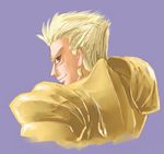  armor blonde_hair fate/stay_night fate_(series) gilgamesh kasuga_yukihito male_focus red_eyes solo 