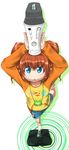  game_console idolmaster idolmaster_(classic) idolmaster_1 nonowa pose raglan_sleeves solo takatsuki_yayoi ttomm twintails when_you_see_it xbox xbox_360 