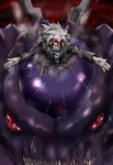  demon duel_monster evil highres male male_focus turizao white_hair yami_bakura yu-gi-oh! zorc_necrophades 