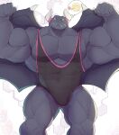abs absurd_res anthro biceps big_muscles big_pecs black_body bulge clothing digital_media_(artwork) dragaux dragon emoji flexing flexing_bicep flexing_both_biceps front_view hi_res horn huge_arms huge_muscles huge_pecs lahalucinatio looking_at_viewer male muscular muscular_anthro muscular_arms muscular_male muscular_thighs mythological_creature mythological_scalie mythology nintendo pecs pose ring_fit_adventure scalie simple_background smile smiling_at_viewer solo speech_bubble standing thick_arms thick_thighs tight_clothing wings wrestling_singlet