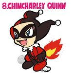  ambiguous_gender animated bins chimchar cosplay harley_quinn nintendo pok&#233;mon pok&eacute;mon solo video_games 
