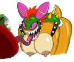  bowletta bowser breasts cackletta chubby crossgender cum cum_on_tongue erection fawful female grin huge_breasts koopa licking male mario_and_luigi:_superstar_saga mario_and_luigi_(series) mario_bros nintendo nipples nude oral oral_sex orgasm penis scalie sex smile straight timoteihiv tongue tongue_out video_games 