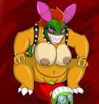  bowletta bowser breasts cackletta chubby cleavage clothed clothing crossgender english_text erection fawful female grin huge_breasts koopa male mario_bros navel nintendo nipples nude penetration penis pussy scalie sex smile straight text timoteihiv vaginal vaginal_penetration video_games 