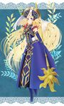  1girl blonde_hair divine_grace_-_northwemko duel_monster hiari highres long_hair very_long_hair yu-gi-oh! 