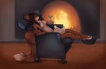  2012 adiago avian bird breasts chicken eyes_closed female feral fire nude solo 