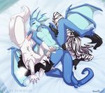  69 blue dragon equine gay male oral threesome tokifuji white_fox zebra 