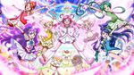  akimoto_komachi arm_up bike_shorts blonde_hair blue_eyes blue_hair boots brooch bubble_skirt butterfly_hair_ornament castle chocola_(precure_5) coco_(yes!_precure_5) cure_aqua cure_dream cure_lemonade cure_mint cure_rouge double_bun drill_hair fingerless_gloves flower frills gensou_(mopoepei) gloves green_eyes green_hair green_shorts hair_ornament hair_rings highres jewelry kasugano_urara_(yes!_precure_5) long_hair magical_girl merupo_(precure_5) milk_(yes!_precure_5) milky_rose mimino_kurumi minazuki_karen multiple_girls natsuki_rin nuts_(yes!_precure_5) pink_eyes pink_flower pink_hair pink_rose ponytail precure purple_hair purple_shorts rainbow red_eyes red_hair rose shining_dream shoes short_hair shorts shorts_under_skirt skirt smile spiked_hair syrup_(yes!_precure_5) thighhighs twin_drills twintails two_side_up wide_ponytail yellow_eyes yellow_legwear yellow_skirt yes!_precure_5 yes!_precure_5_gogo! yumehara_nozomi 