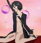  bleach bubble bubbles chappy kitsune23star kuchiki_rukia logo pink_background sparkle sparkles tattoo tensa_zangetsu 