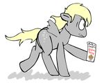  blonde_hair derpy_hooves_(mlp) equine female feral friendship_is_magic hair horse mammal my_little_pony pegasus pony solo wings yellow_eyes 