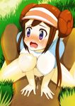  blush bottomless breasts character_request cowgirl_position cum impossible_clothes mei_(pokemon) nipples pokemon pokemon_(game) pokemon_bw2 sex soramame_(39link) straddling tears torn_clothes vaginal 