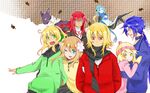  3girls 4boys ahoge alice_(tales) alice_(tales_of_symphonia_kor) animal_ears aqua_(tales_of_symphonia) aqua_eyes blonde_hair blue_eyes blue_hair breasts brown_hair choker creature decus earrings emil_castagnier glasses green_eyes hat jewelry long_hair marta_lualdi multiple_boys multiple_girls open_mouth red_eyes red_hair richter_abend scarf short_hair tales_of_(series) tales_of_symphonia tales_of_symphonia_knight_of_ratatosk tenebrae yellow_eyes 