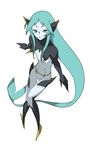  1girl animal_ears aqua_(tales_of_symphonia) blue_eyes blue_hair breasts earrings jewelry long_hair tales_of_(series) tales_of_symphonia tales_of_symphonia_knight_of_ratatosk white_skin 