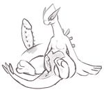  erection haychel legendary_pok&#233;mon lugia male nintendo penis pok&#233;mon sketch solo video_games 